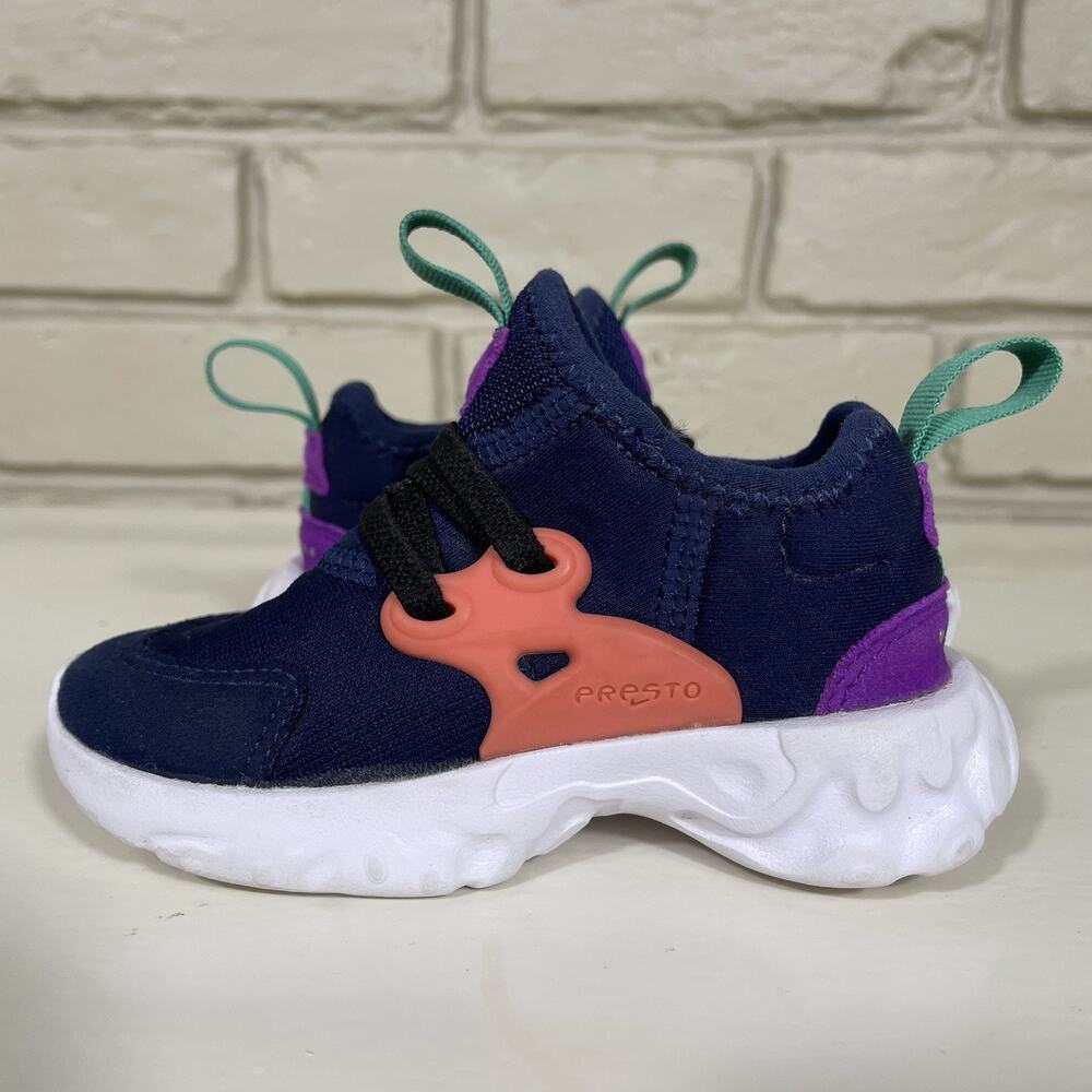 Nike Air Presto Toddler Size 6C No Lacing Slip On Colorful Kids Sneakers - Picture 5 of 8